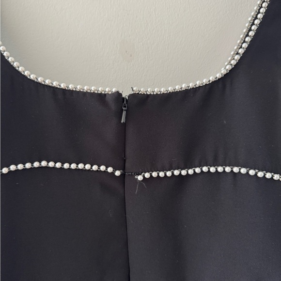 AMANDA UPRICHARD NWT Basilia Faux Pearl Mini Dress L - Picture 9 of 9